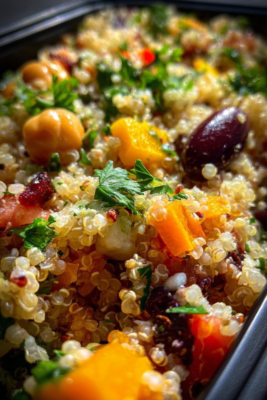 Mediterranean Quinoa Salad Lunch Box