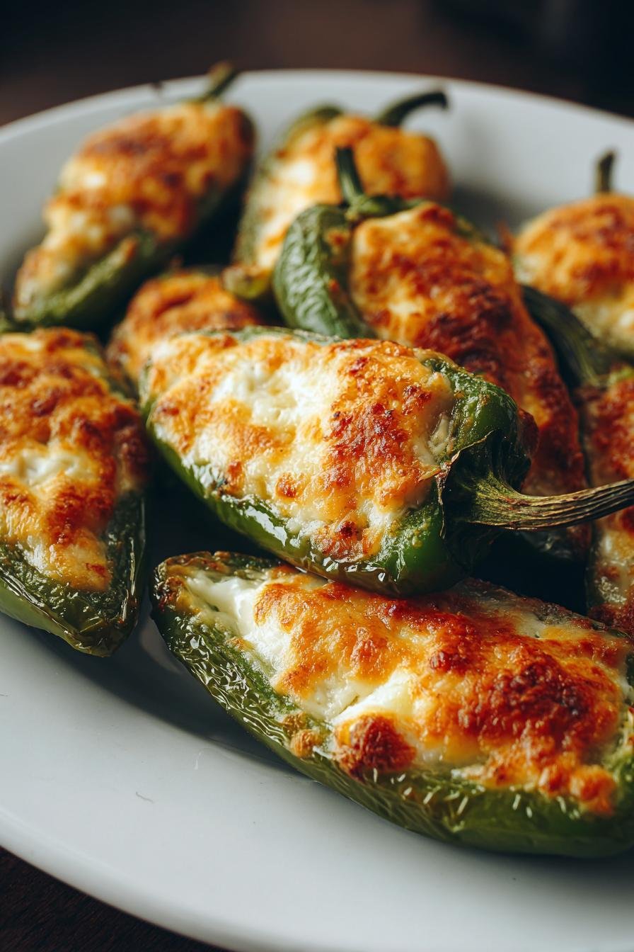 cheese-stuffed jalapeños