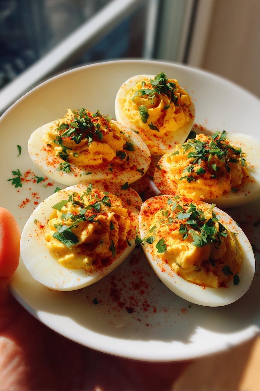 deviled eggs