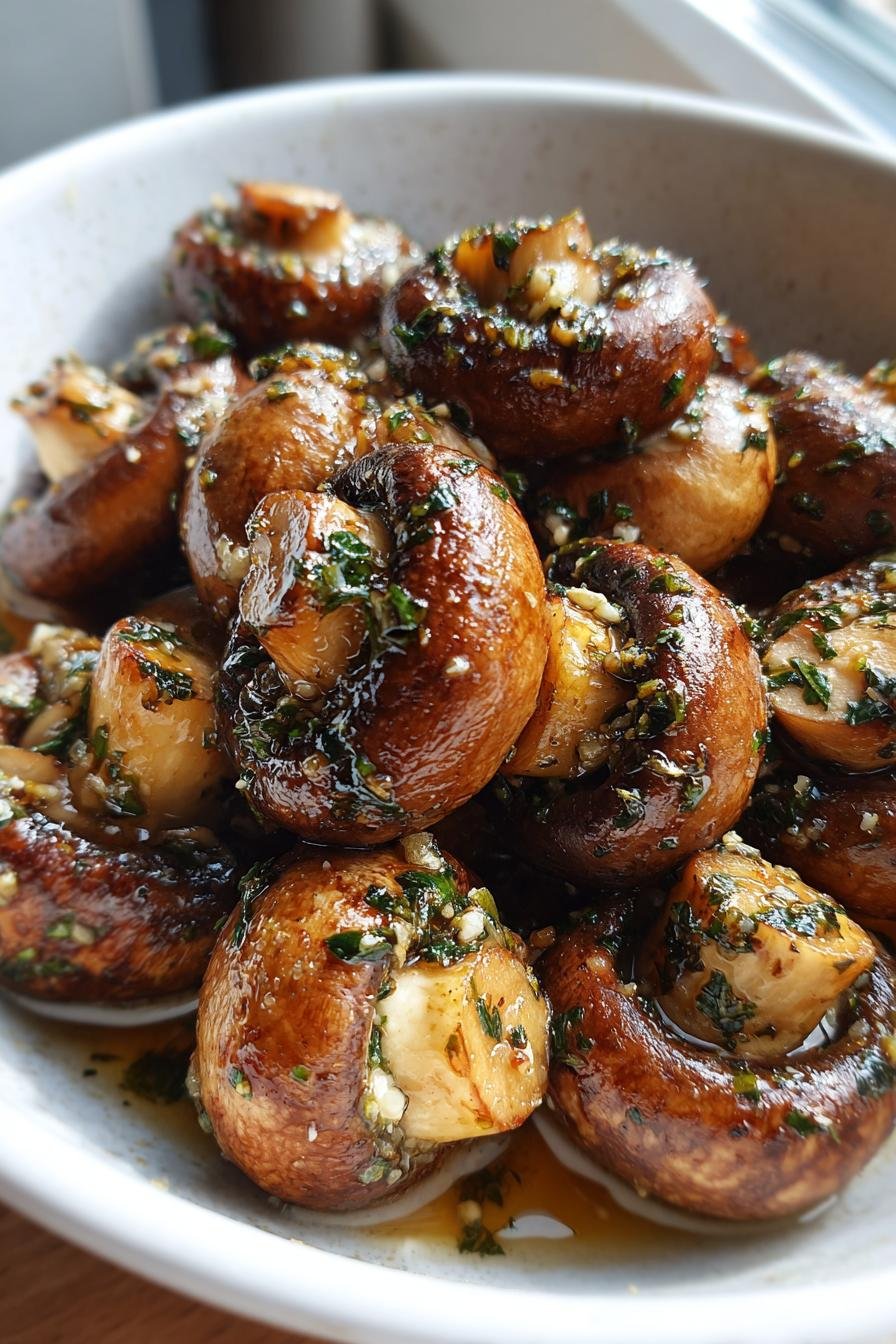 garlic butter mushrooms