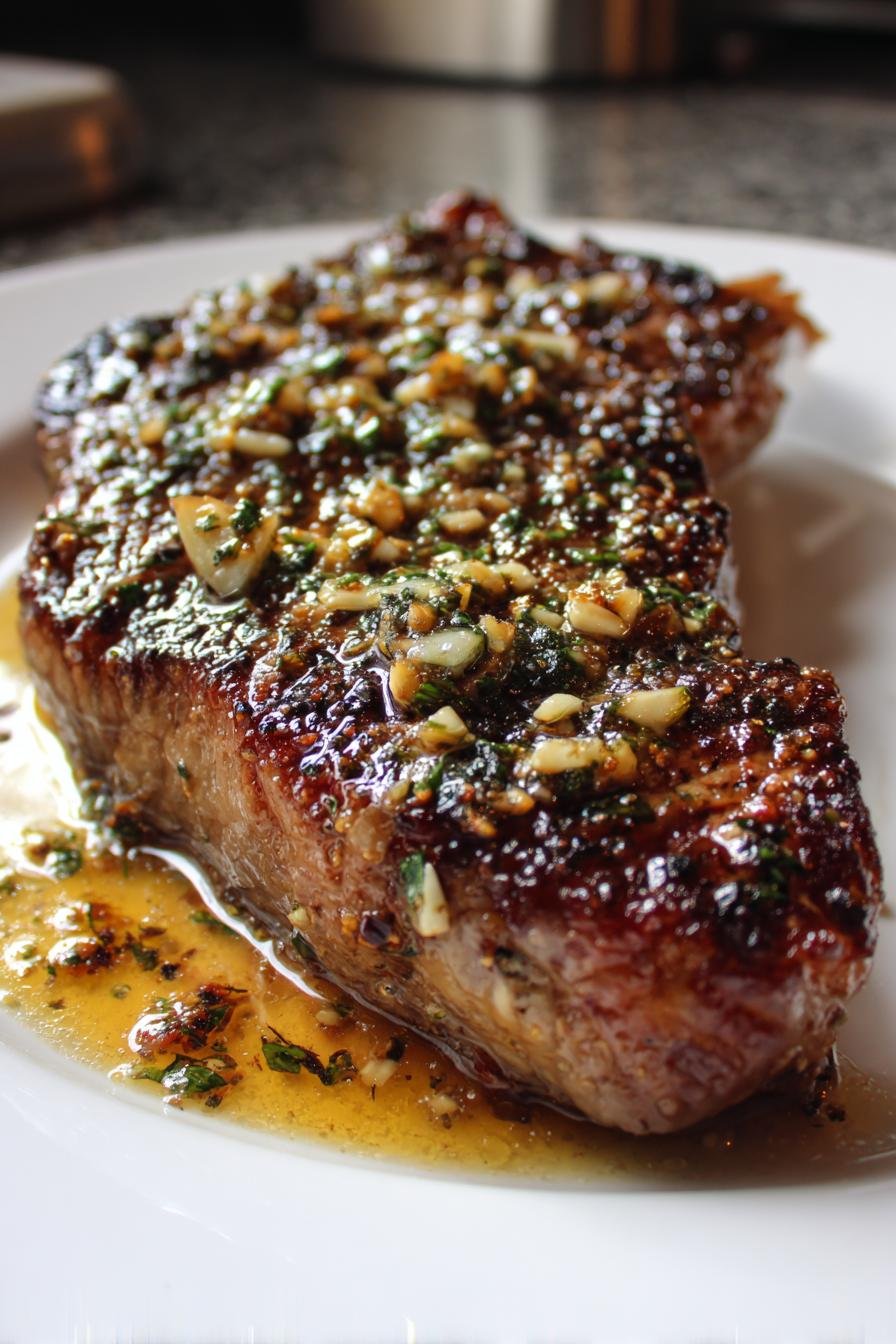 garlic butter steak