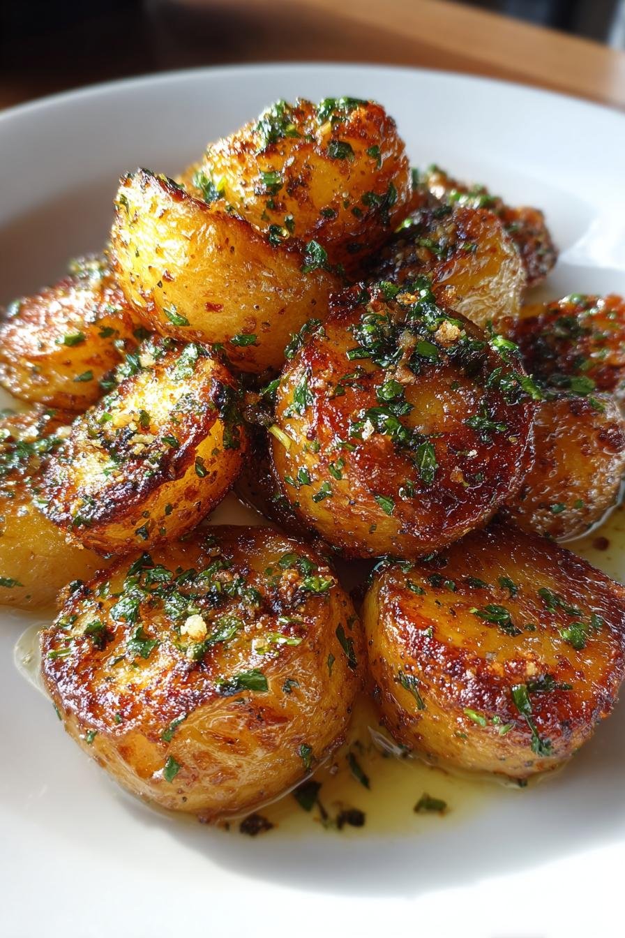 garlic roasted potatoes