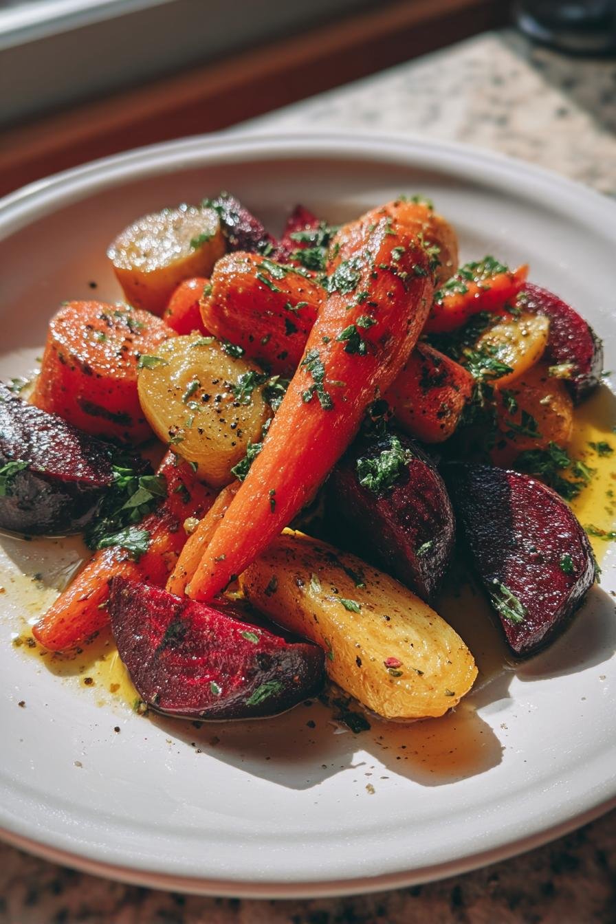 herb roasted root vegetables