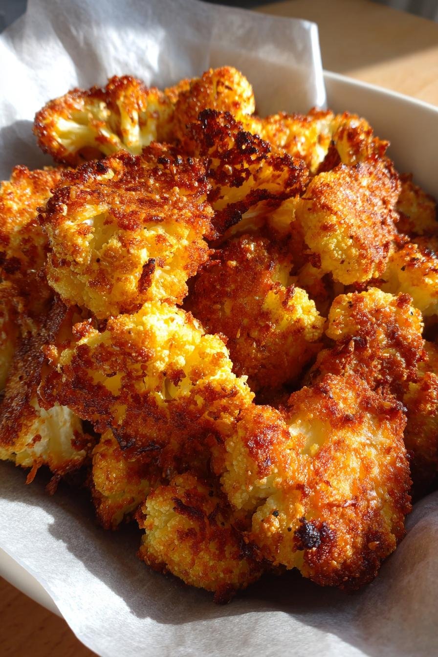 parmesan roasted cauliflower