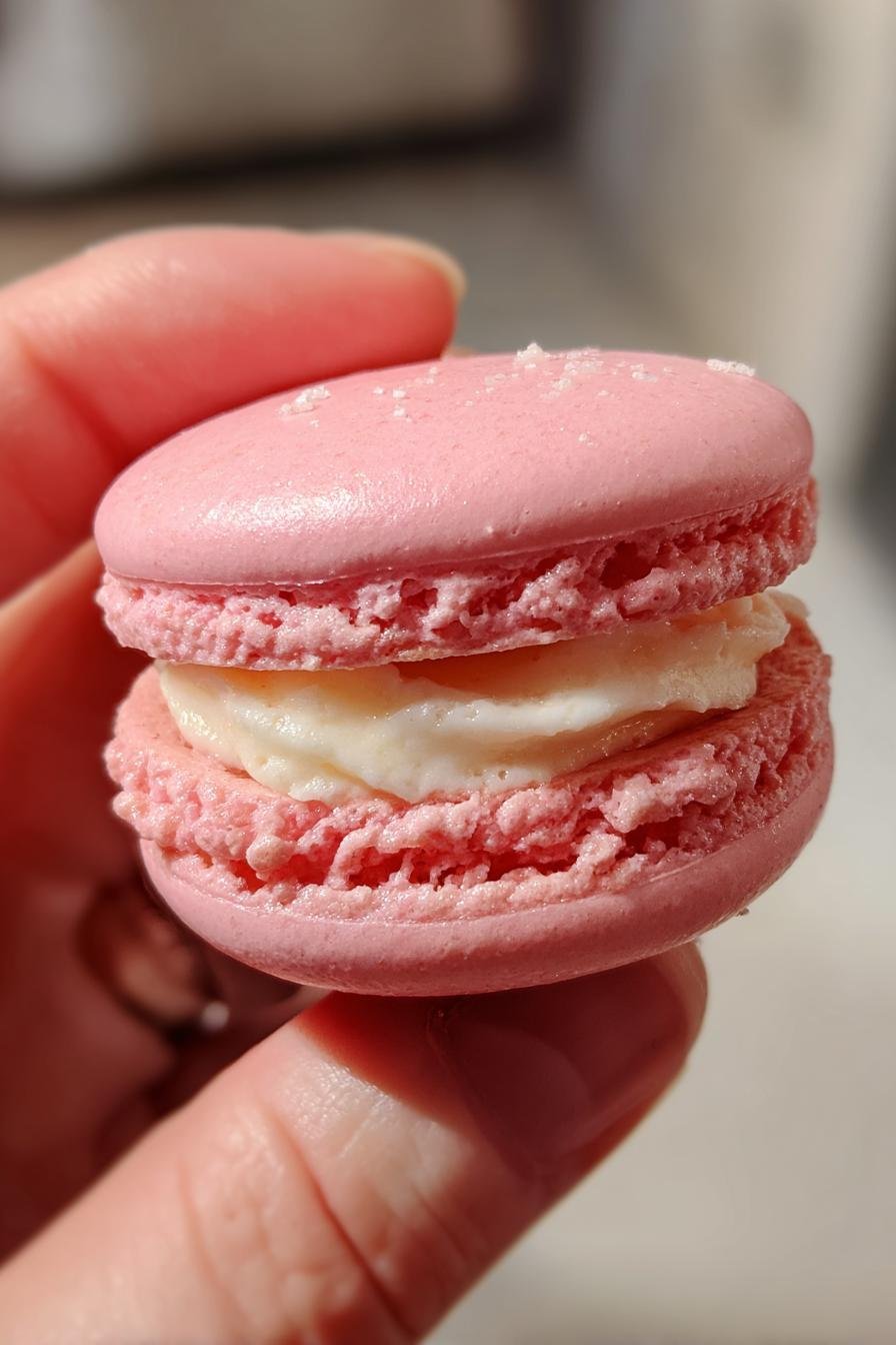 pink macarons