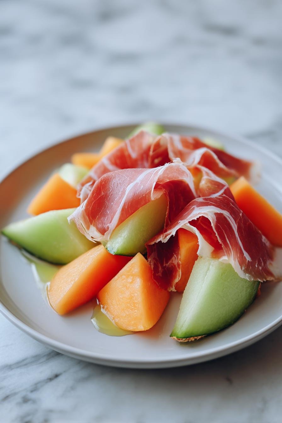 prosciutto-wrapped melon