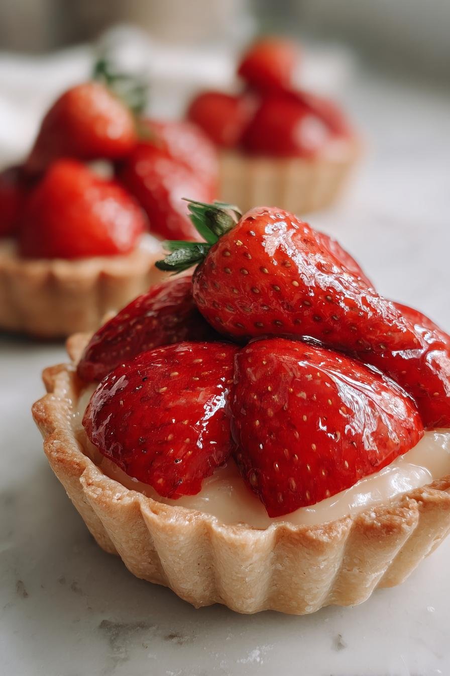 strawberry tartlets