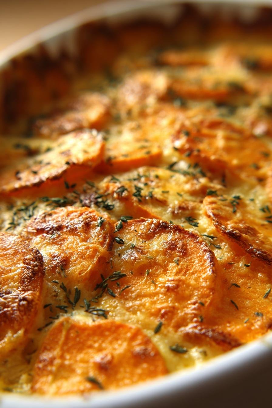 sweet potato gratin