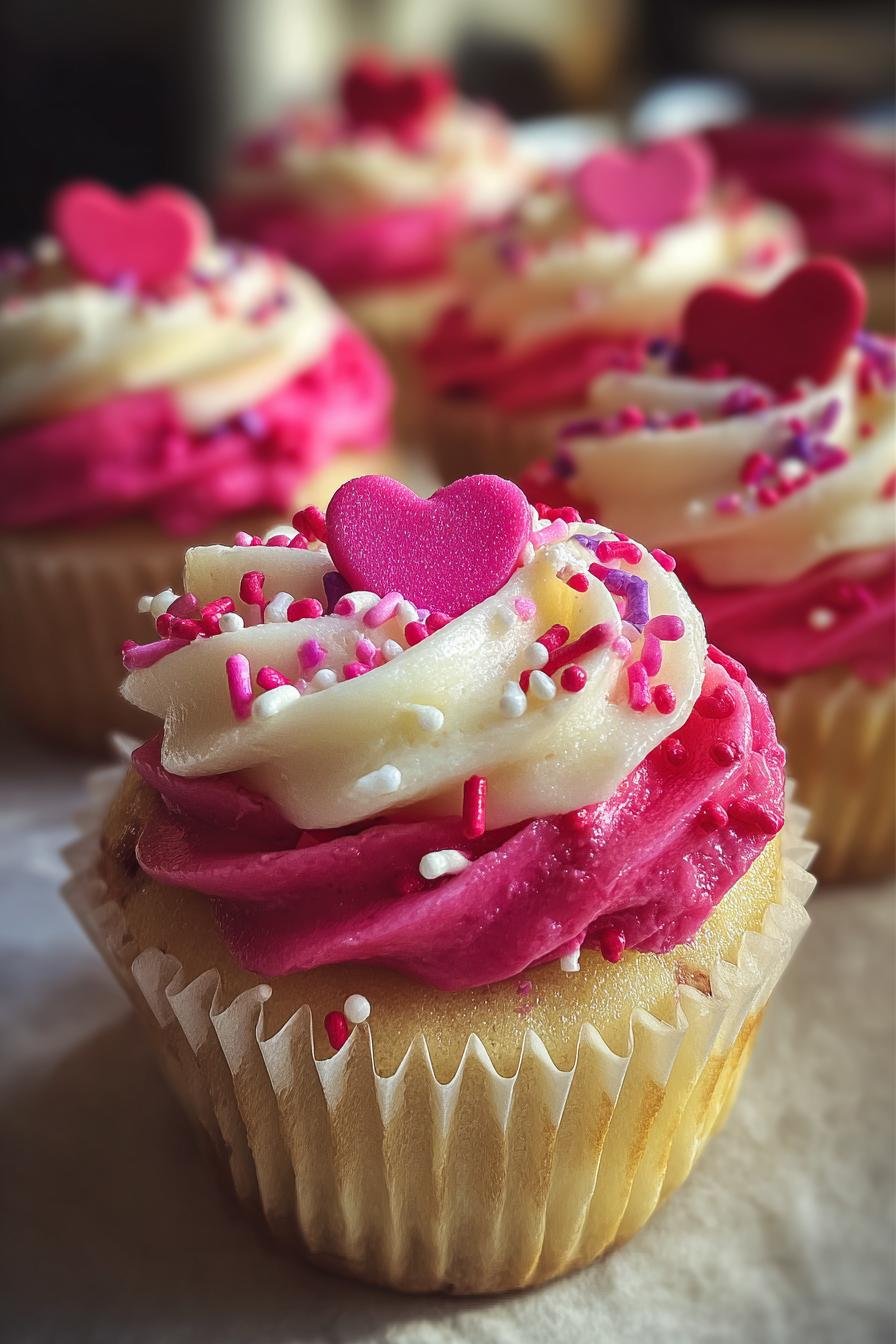 valentine cupcakes