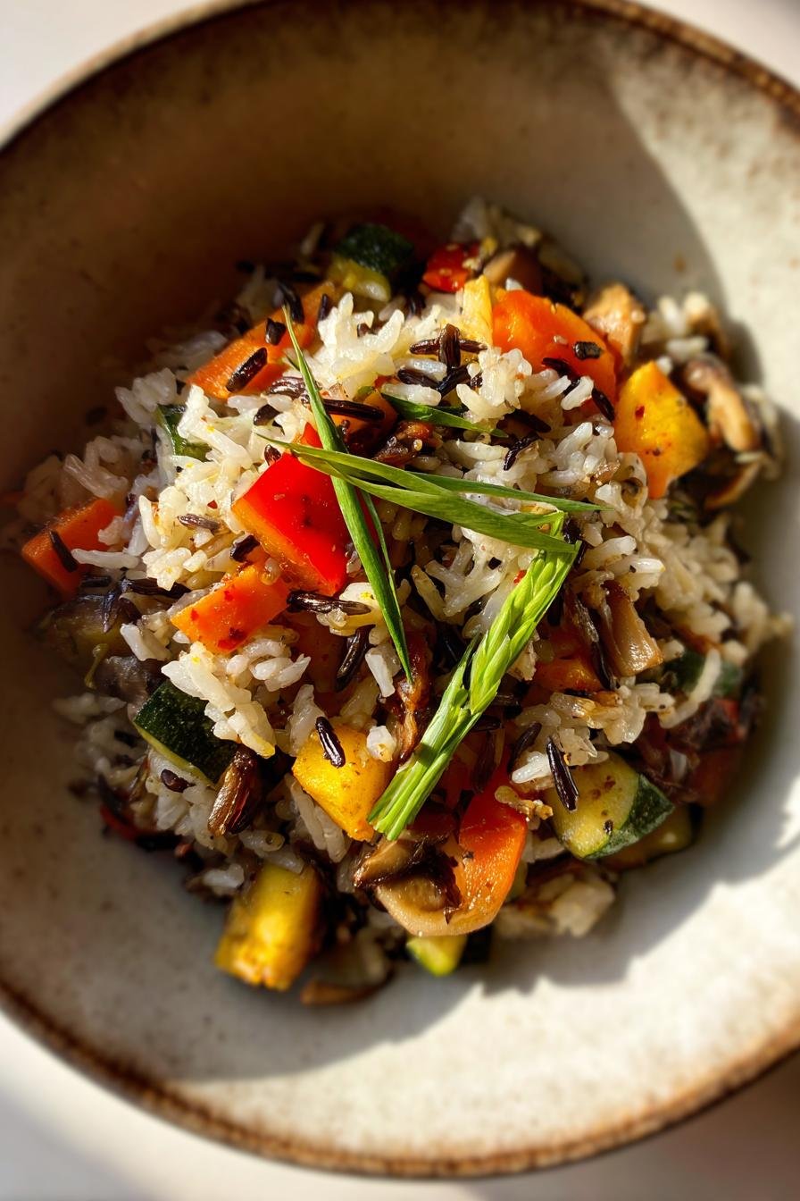 wild rice pilaf
