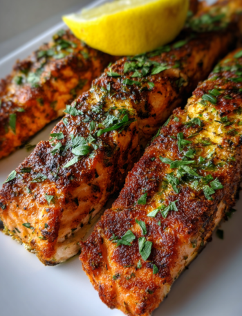 Air fryer salmon fillets