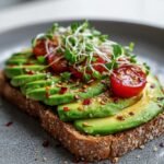 Avocado toast on whole-grain bread