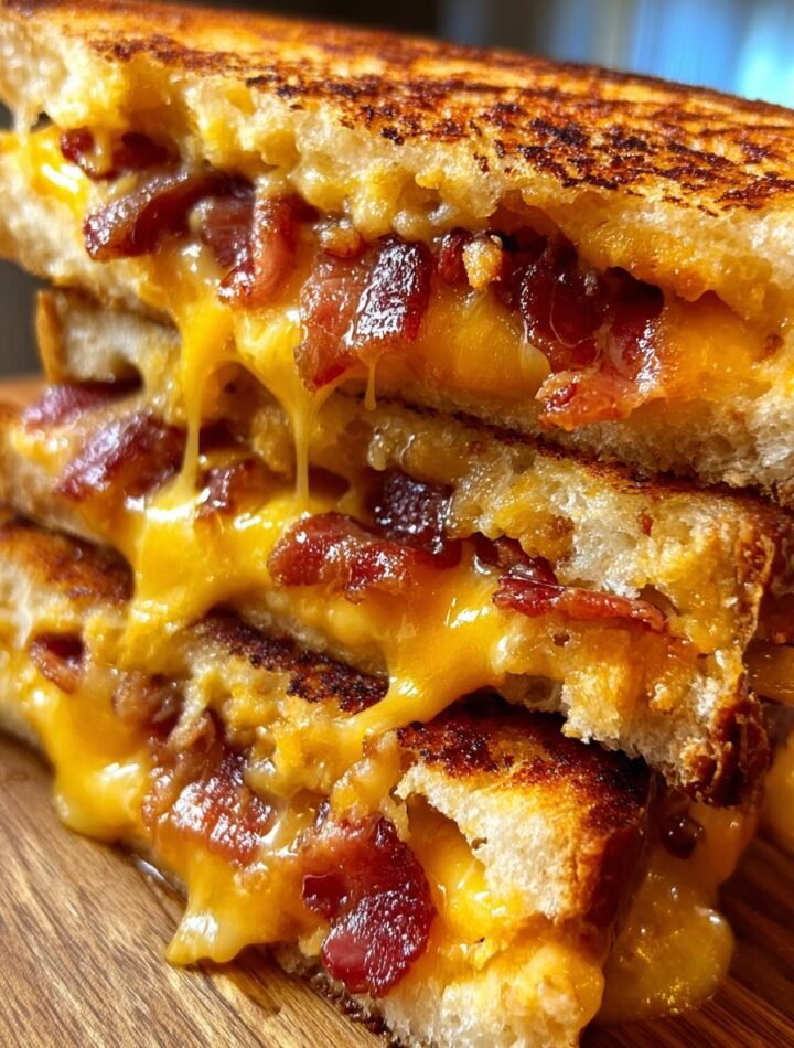 Bacon grilled cheese melt