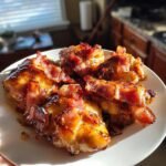 Bacon honey glazed chicken thighs