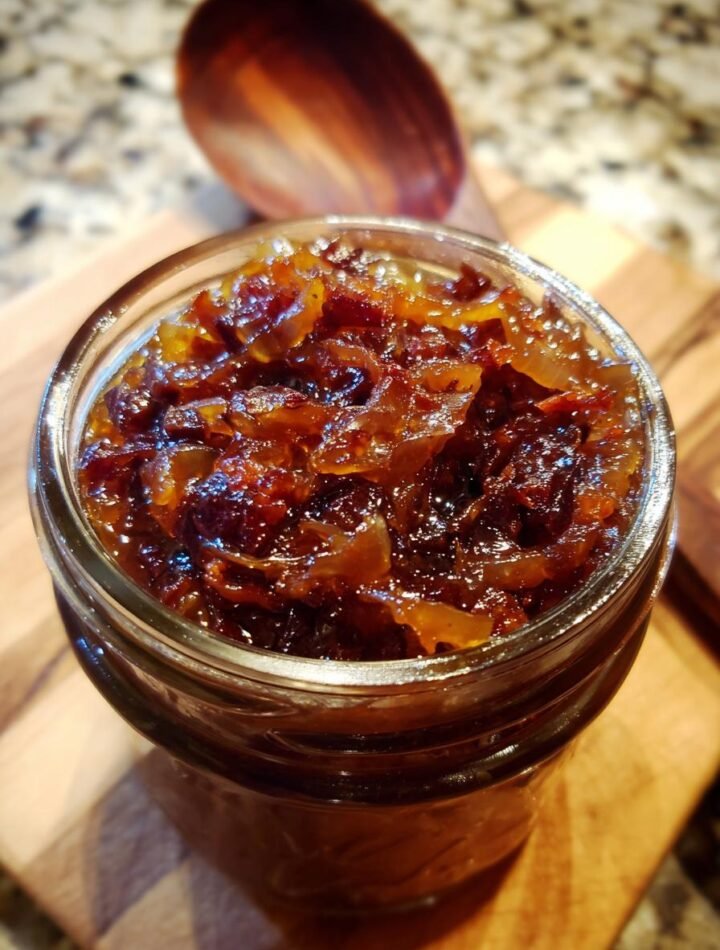 Bacon jam with caramelized onions