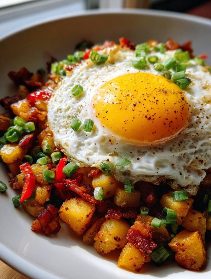 Bacon potato breakfast skillet