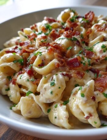 Bacon ranch creamy pasta
