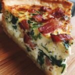 Bacon spinach quiche