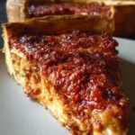 Chicago deep-dish pizza