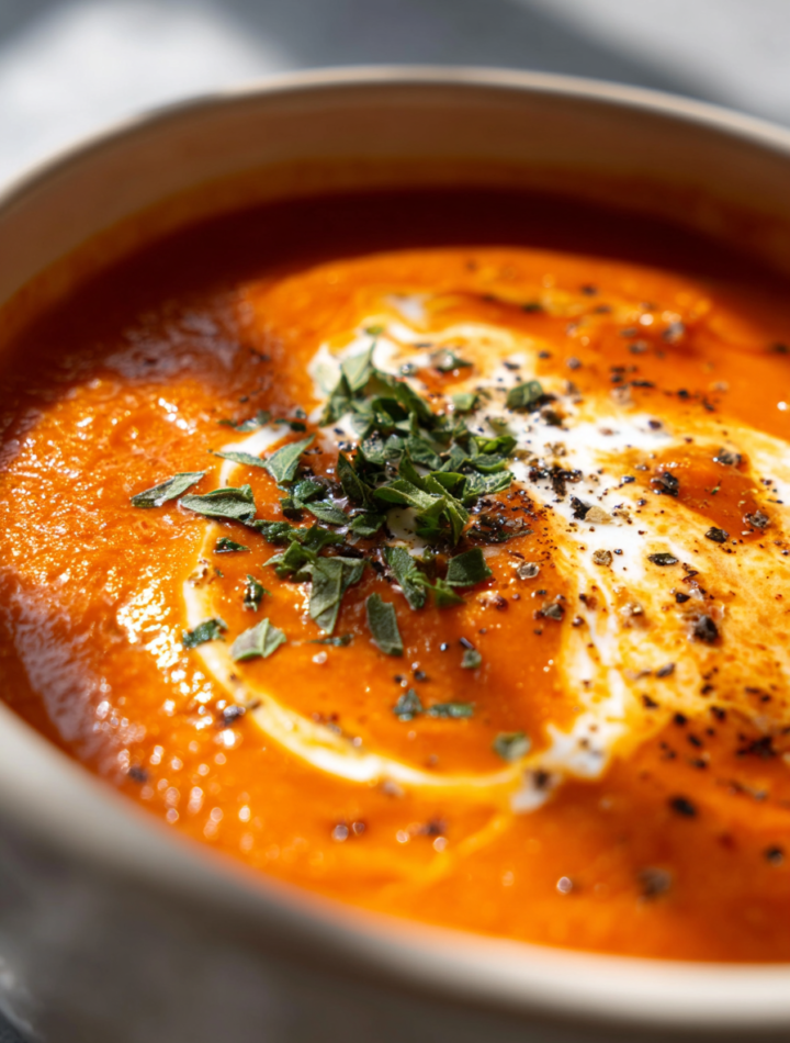 Dairy‑free creamy tomato soup