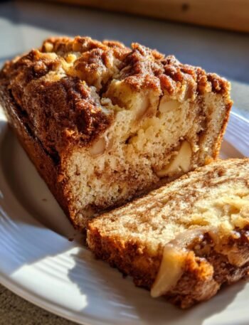 Gluten free apple cinnamon loaf