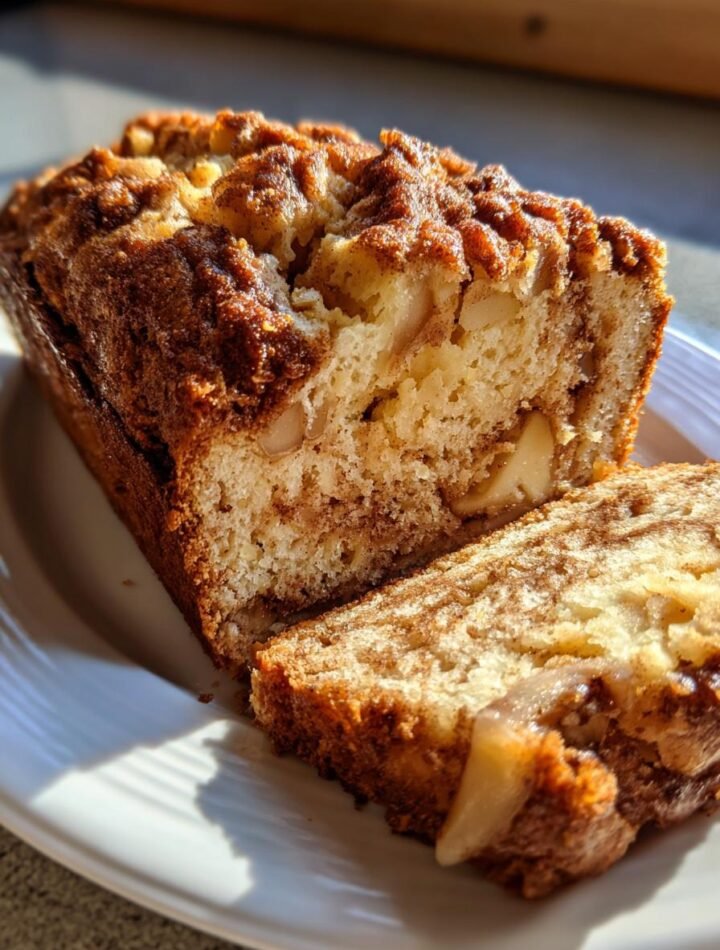 Gluten free apple cinnamon loaf