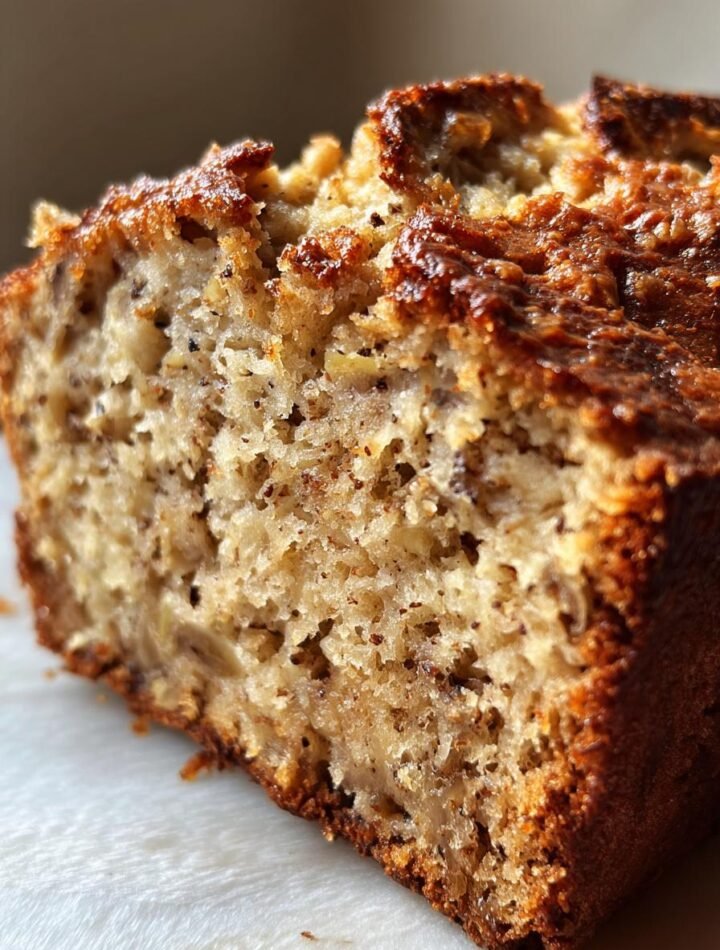 Gluten free banana oat bread