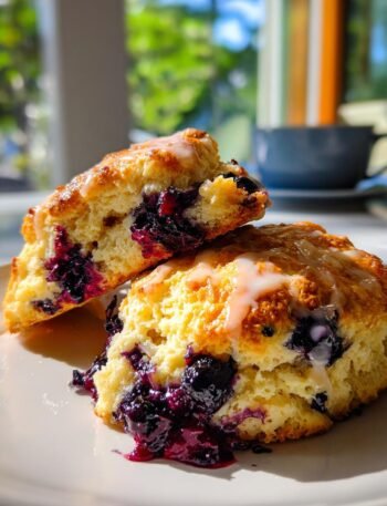 Gluten free blueberry lemon scones