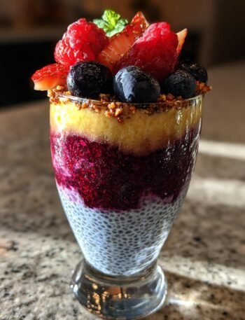 Gluten free chia pudding dessert