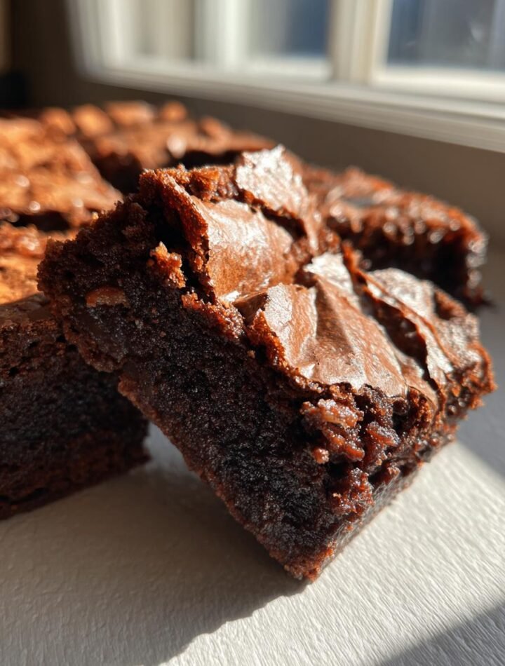 Gluten free chocolate tahini brownies