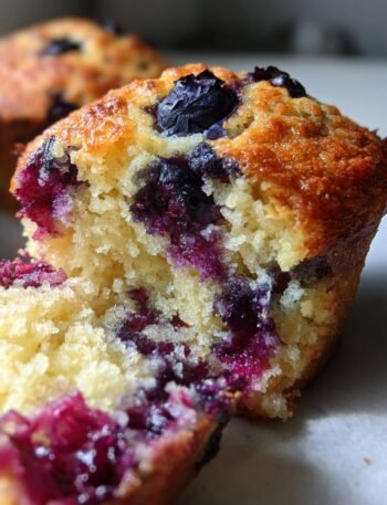 Gluten free coconut flour blueberry muffins
