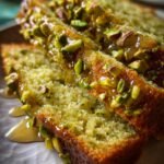 Gluten free pistachio honey cake