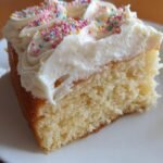 Gluten free vanilla sheet cake