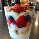 High‑protein Greek yogurt parfait