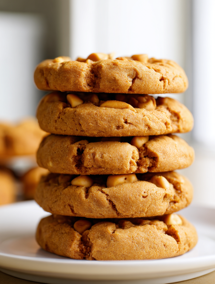 High‑protein peanut butter cookies