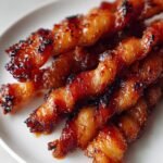 Maple glazed bacon twists