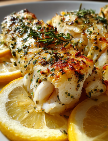 Mediterranean baked cod
