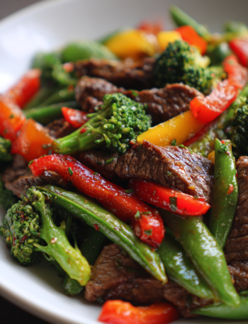 Paleo beef stir‑fry