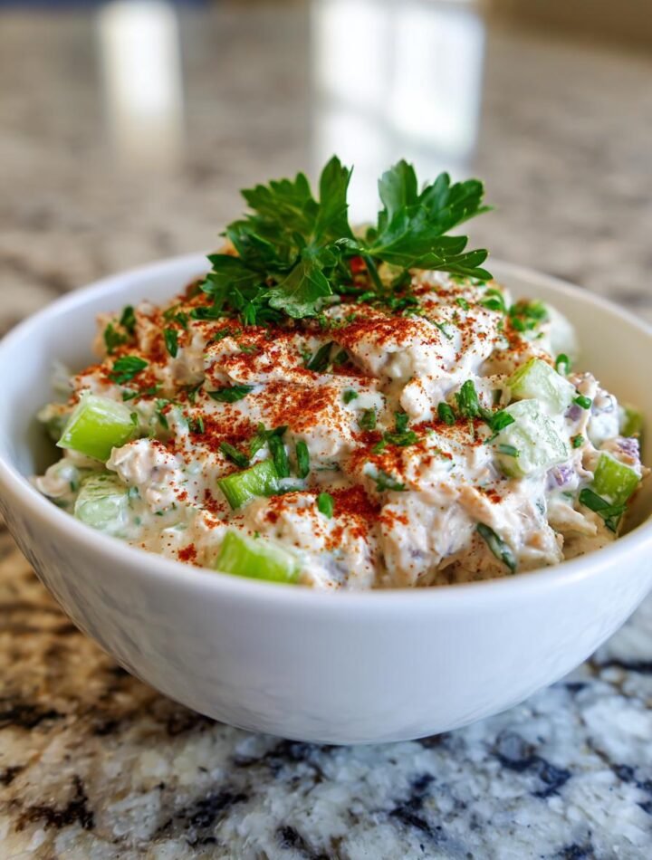 Tuna salad with Greek yogurt