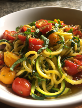 Weight‑loss zucchini noodles