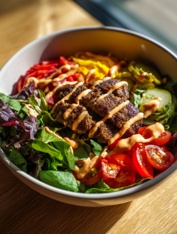 Healthy Animal Style Burger Bowls