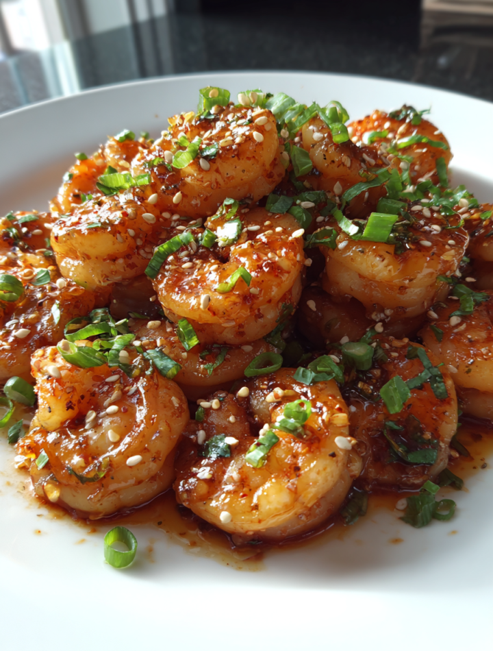 High-Protein Honey Garlic Shrimp