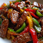 High-Protein Mongolian Beef and Peppers