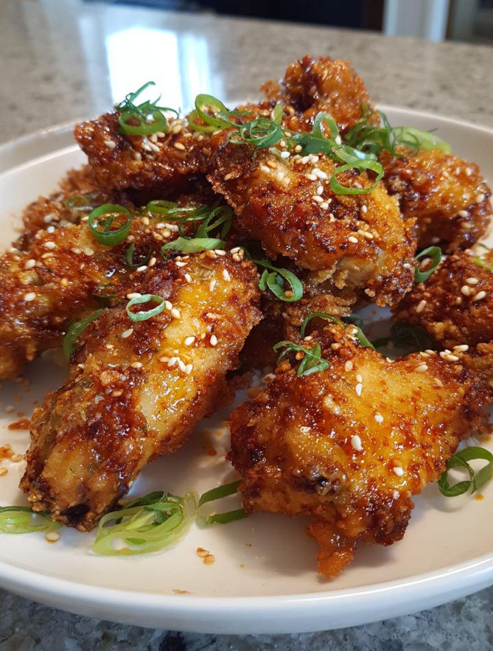Korean Fried Chicken Air Fryer Wings