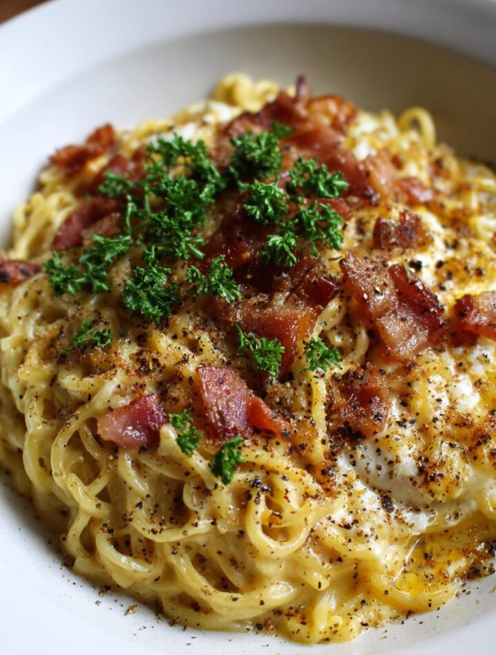 Ramen carbonara