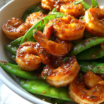 Sweet Chili Shrimp and Snap Pea Skillet